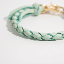 画像をギャラリービューアに読み込む, 組み編みカラー(ミントグリーン)