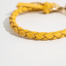 画像をギャラリービューアに読み込む, 組み編みカラー(黄色)