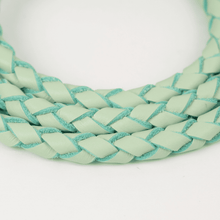画像をギャラリービューアに読み込む, 組み編みリード(ミントグリーン)