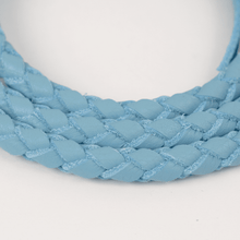 画像をギャラリービューアに読み込む, 組み編みリード(水色)