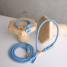 画像をギャラリービューアに読み込む, 組み編みリード(水色)