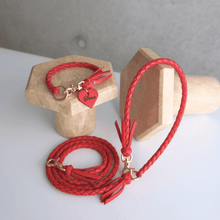 画像をギャラリービューアに読み込む, 組み編みリード(赤)