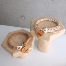 画像をギャラリービューアに読み込む, 組み編みカラー(ヌメ)