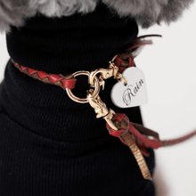 画像をギャラリービューアに読み込む, 組み編みカラー(スローンクリムゾン)※季節限定