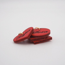 画像をギャラリービューアに読み込む, ネームチャーム(赤)