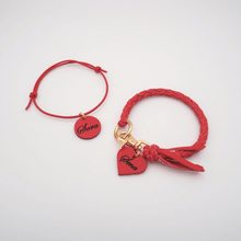 画像をギャラリービューアに読み込む, ネームチャーム(赤)