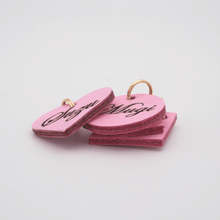 画像をギャラリービューアに読み込む, ネームチャーム(ピンク)