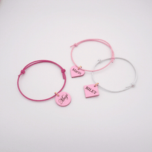 画像をギャラリービューアに読み込む, ネームチャーム(ピンク)