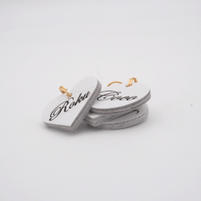 画像をギャラリービューアに読み込む, ネームチャーム(白)