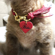 画像をギャラリービューアに読み込む, ネームチャーム(赤)