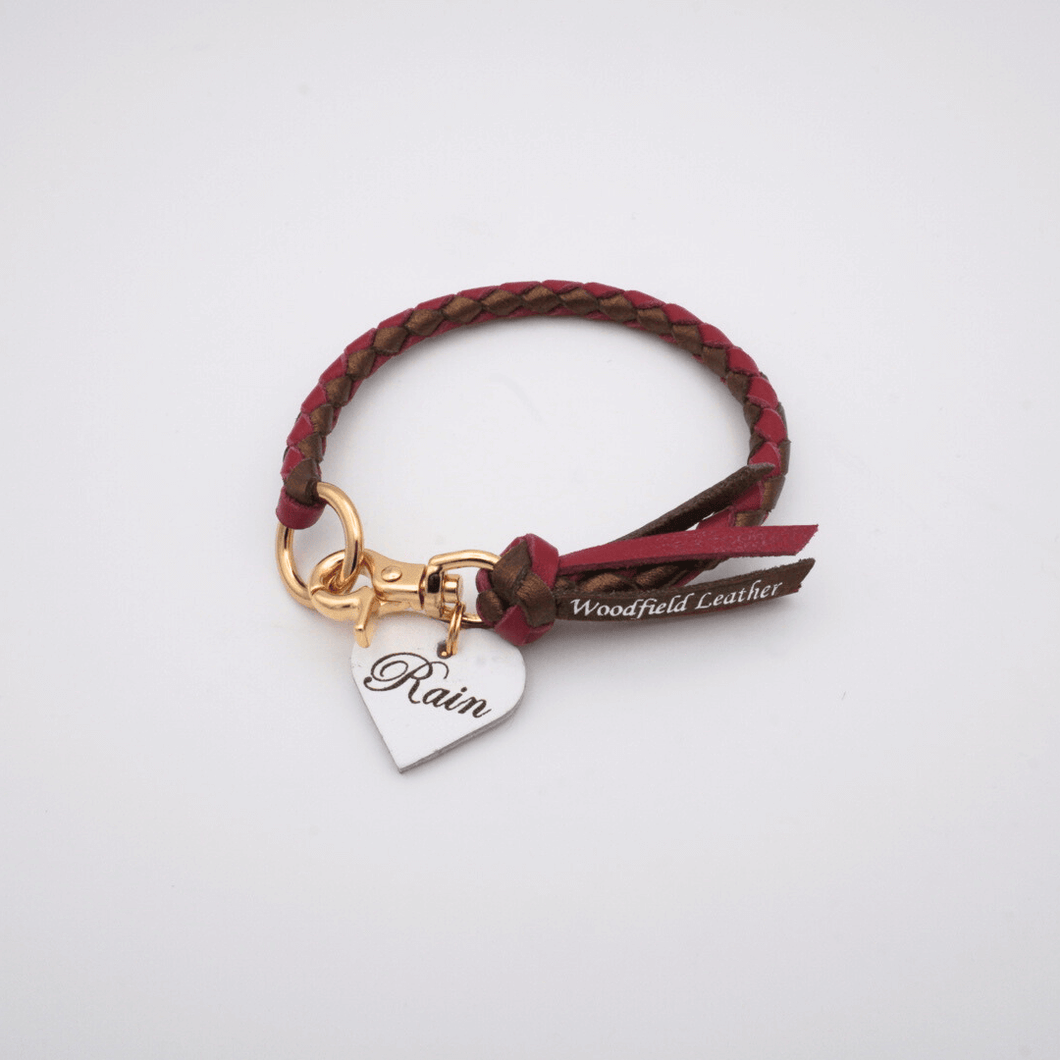 組み編みカラー(スローンクリムゾン)※季節限定